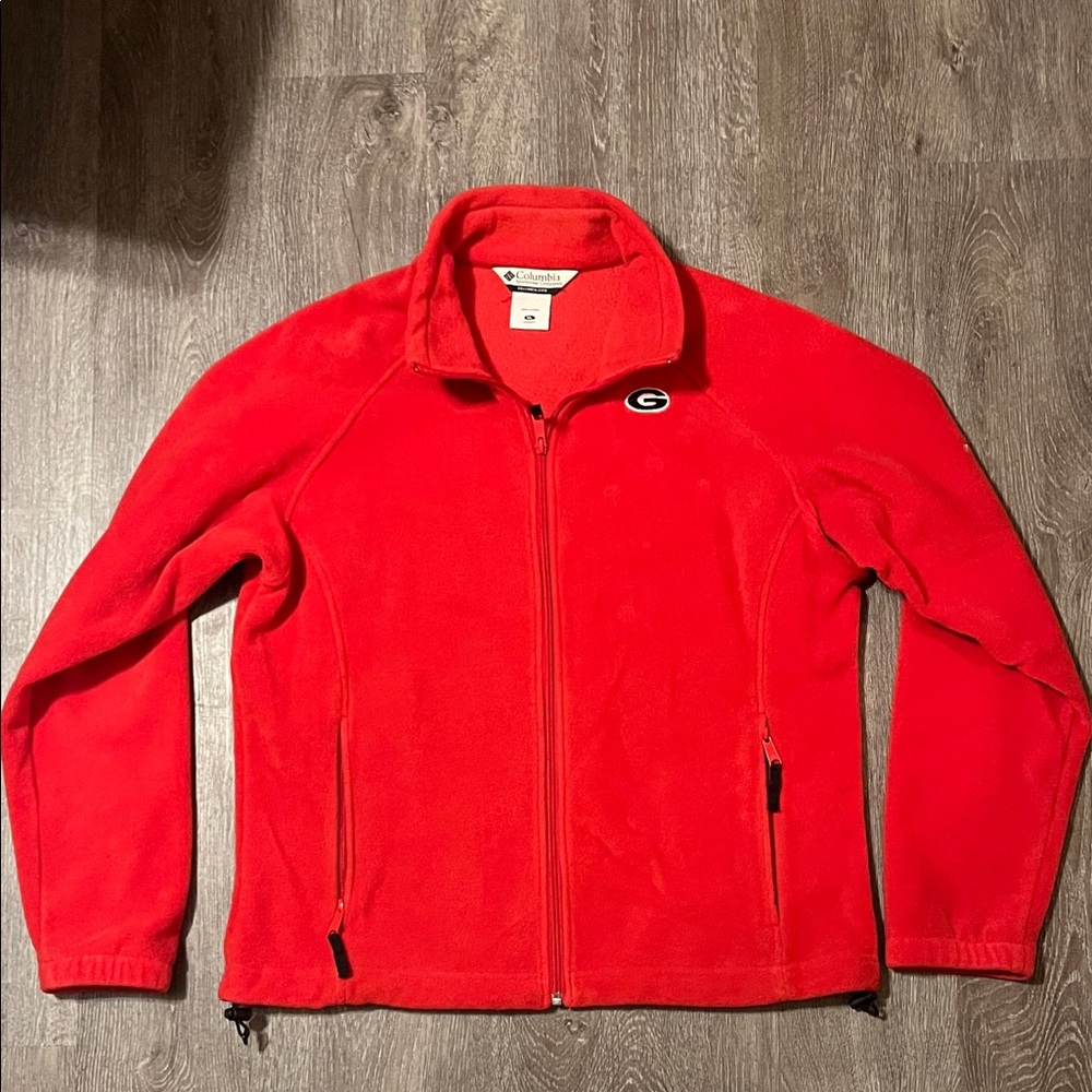 Men's Red Performance Fleece Jacket